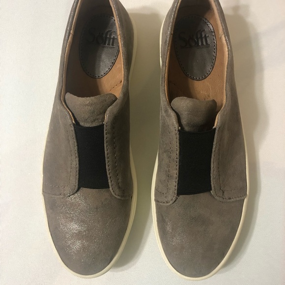 Sofft Shoes - Taupe and black Sofft slip on shoes- NEW